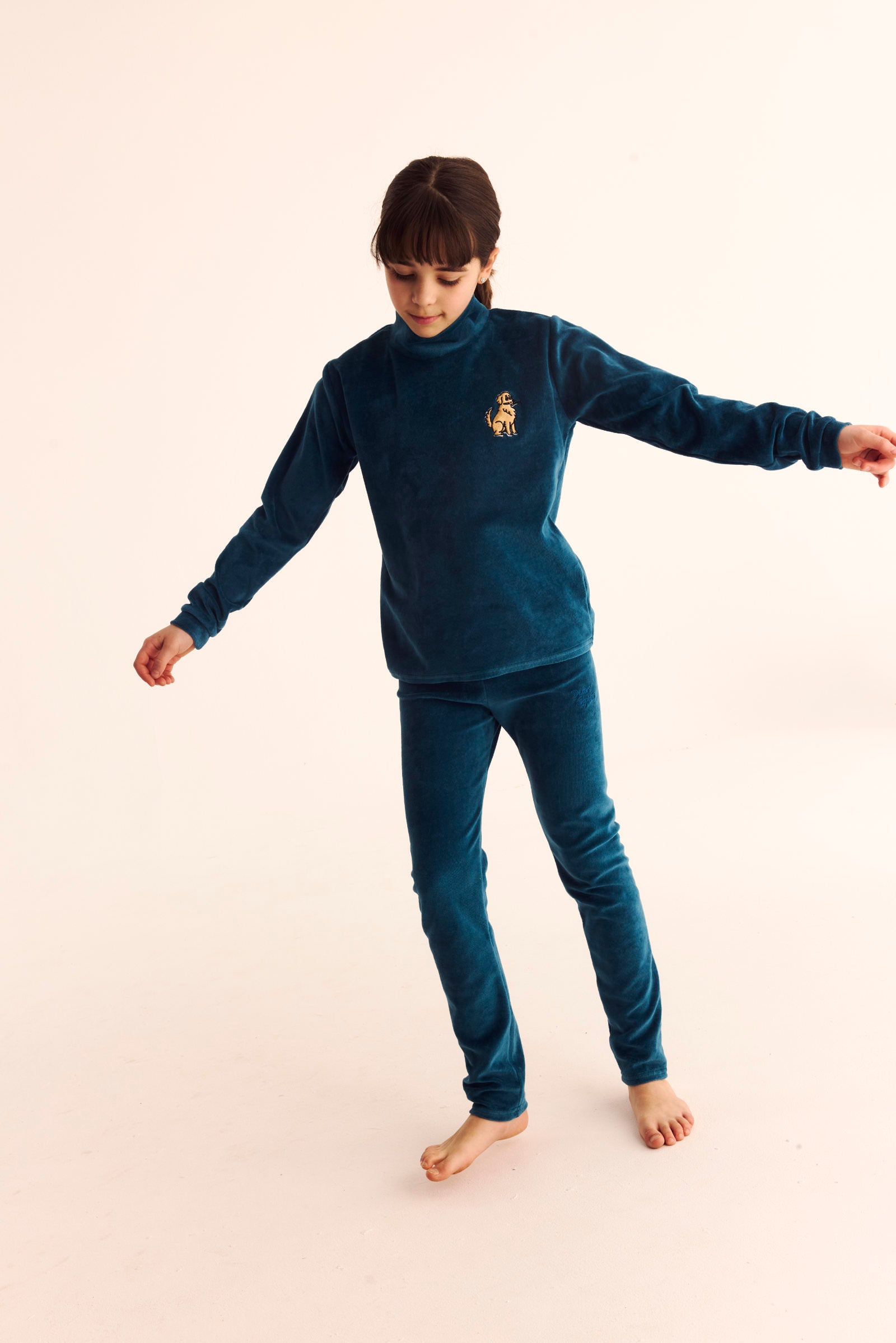 Longsleeve dziecięcy Lupo Morski Welur – ujęcie 2