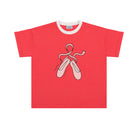 Luźny t-shirt dziecięcy Baletki Czerwone – DEAR SOPHIE – ujęcie 1
