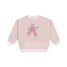 Bluza raglanowa dziecięca Baletki Różowe Pasy – DEAR SOPHIE – ujęcie 1