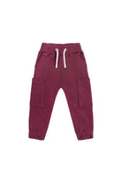 Spodnie cargo dziecięce Bordo – DEAR SOPHIE