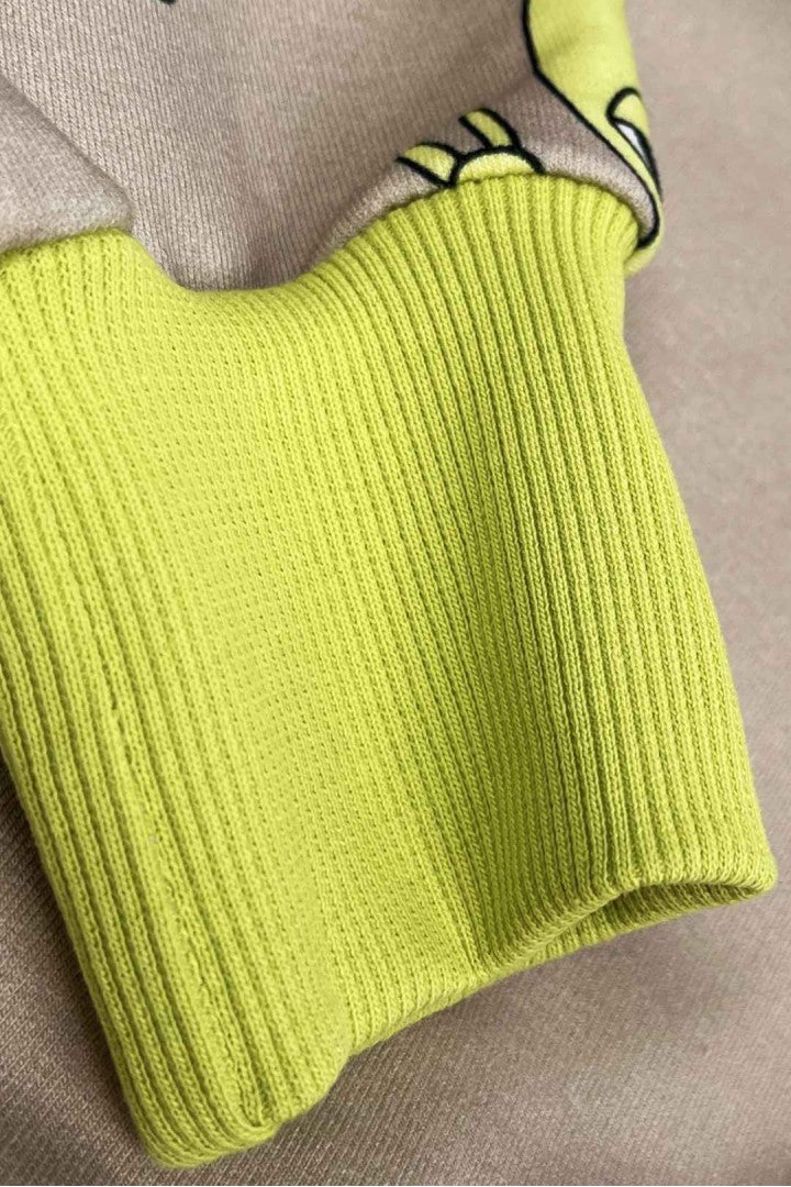Bluza dresowa dziecięca Kosmitek Elo Beż – ujęcie 3