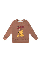 Bluza dziecięca slim Motomiś Brązowy – DEAR SOPHIE