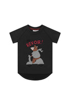 T-shirt dziecięcy oversize Motomiś Ciemny – DEAR SOPHIE