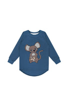 Longsleeve dziecięcy Myszka Niebieska – DEAR SOPHIE