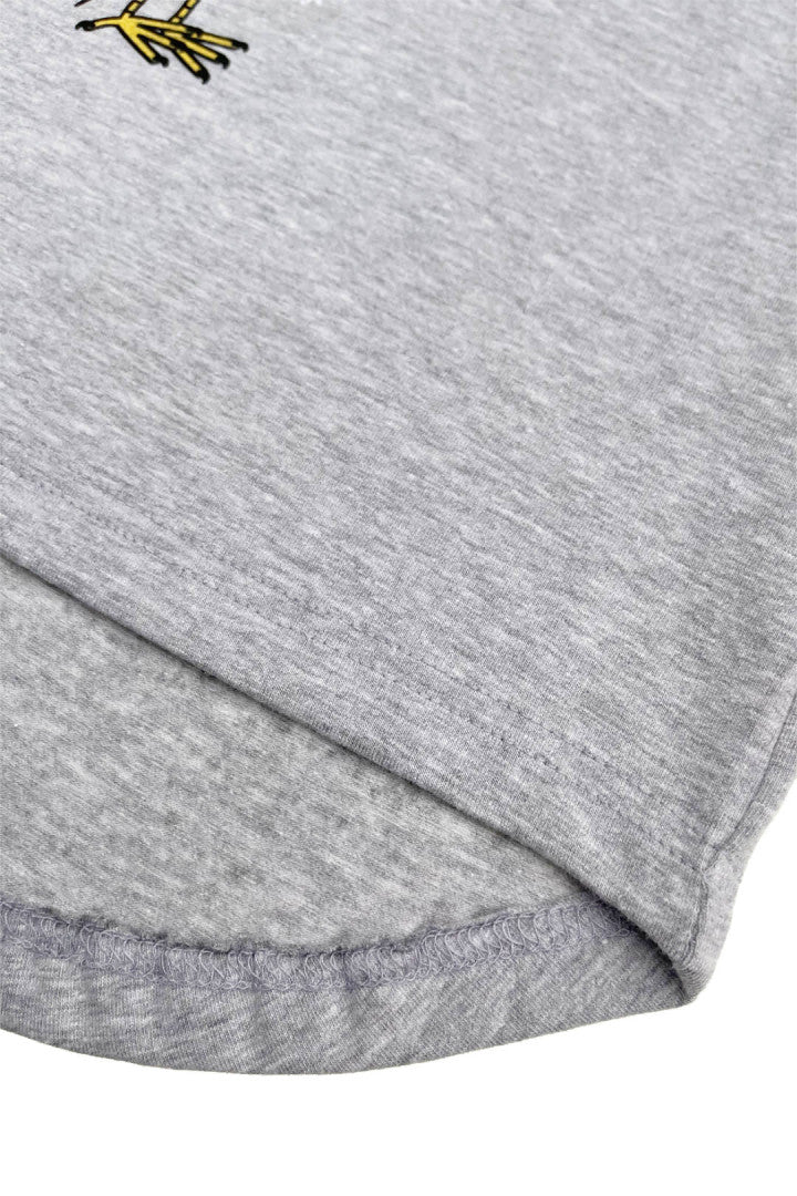 T-shirt dziecięcy oversize Orzeł Szary Melanż – ujęcie 5