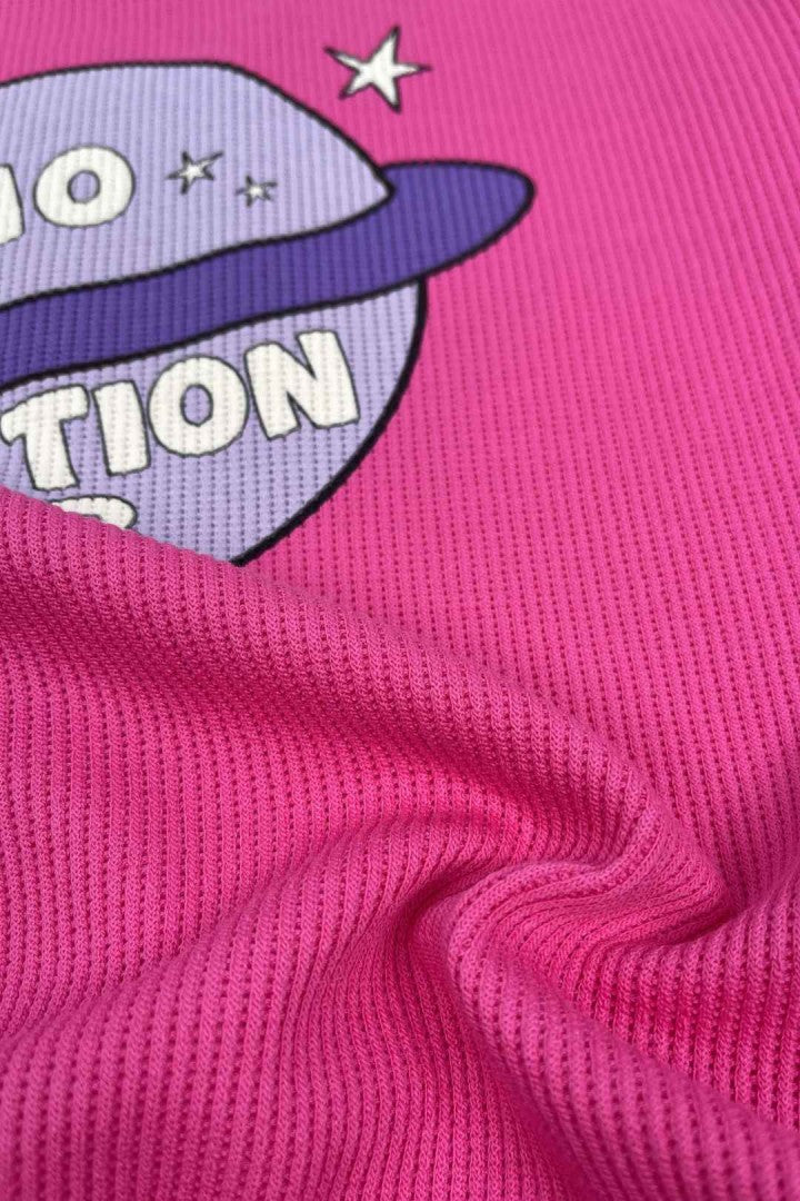 Bluza bufiasta dziecięca Planeta Wafelek – ujęcie 4