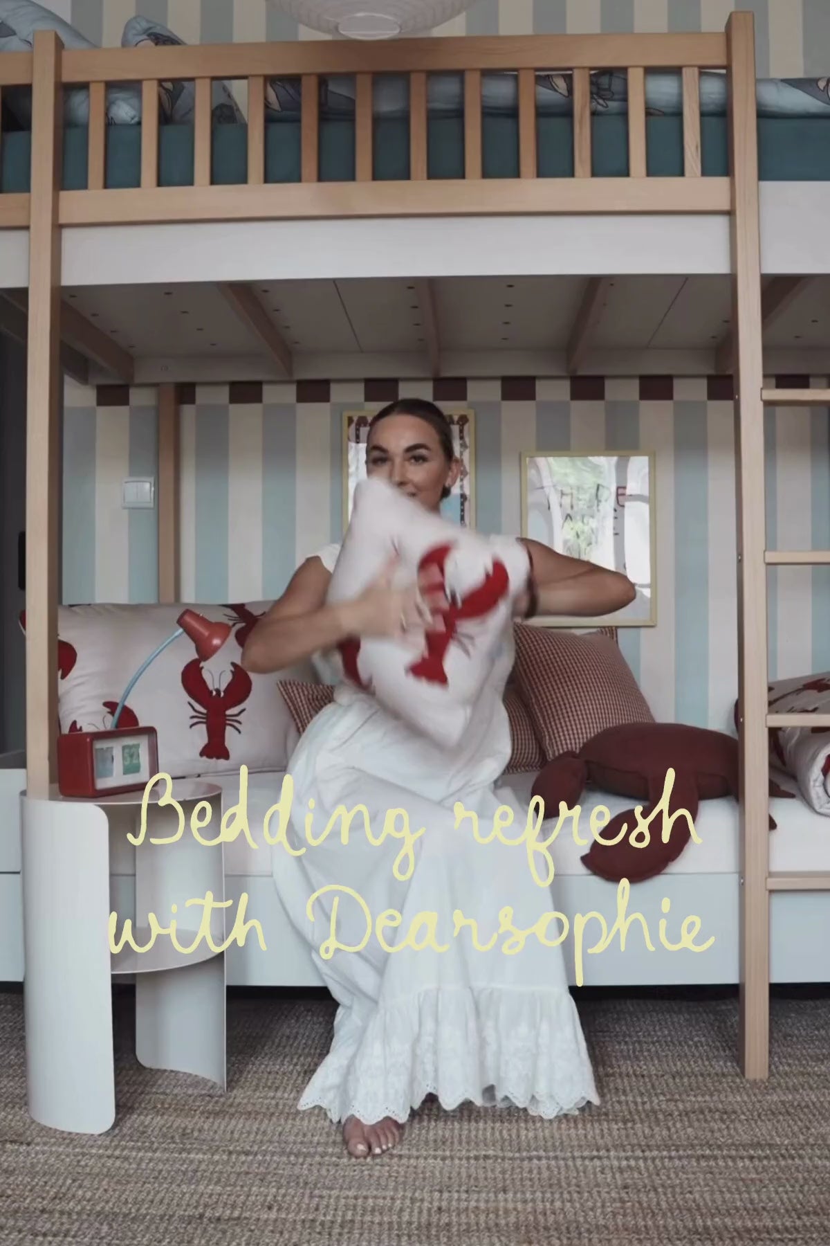 Komplet pościeli z wypełnieniem Homar Jasny – DEAR SOPHIE