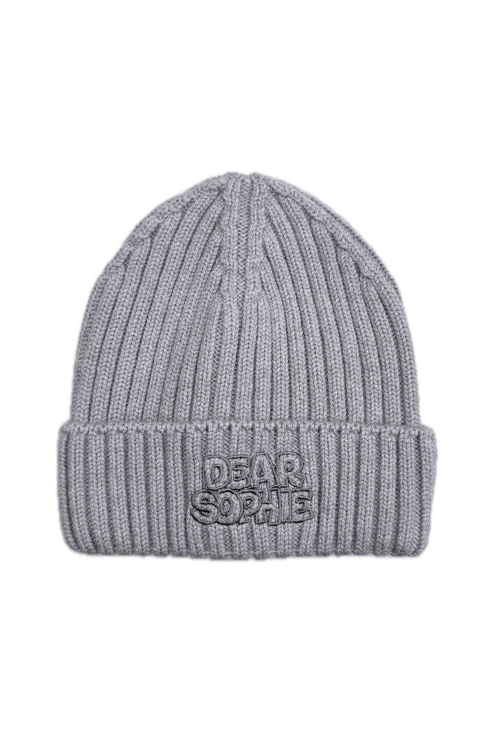 Czapka dziecięca z wełny merino Szara – DEAR SOPHIE
