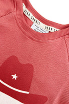 Longsleeve prążkowany dziecięcy Szeryf Brązowy – ujęcie 4