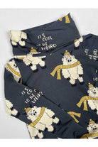 Bluza dziecięca z kominem Yeti Ciemny – ujęcie 2