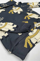 Bluza dziecięca z kominem Yeti Ciemny – ujęcie 4