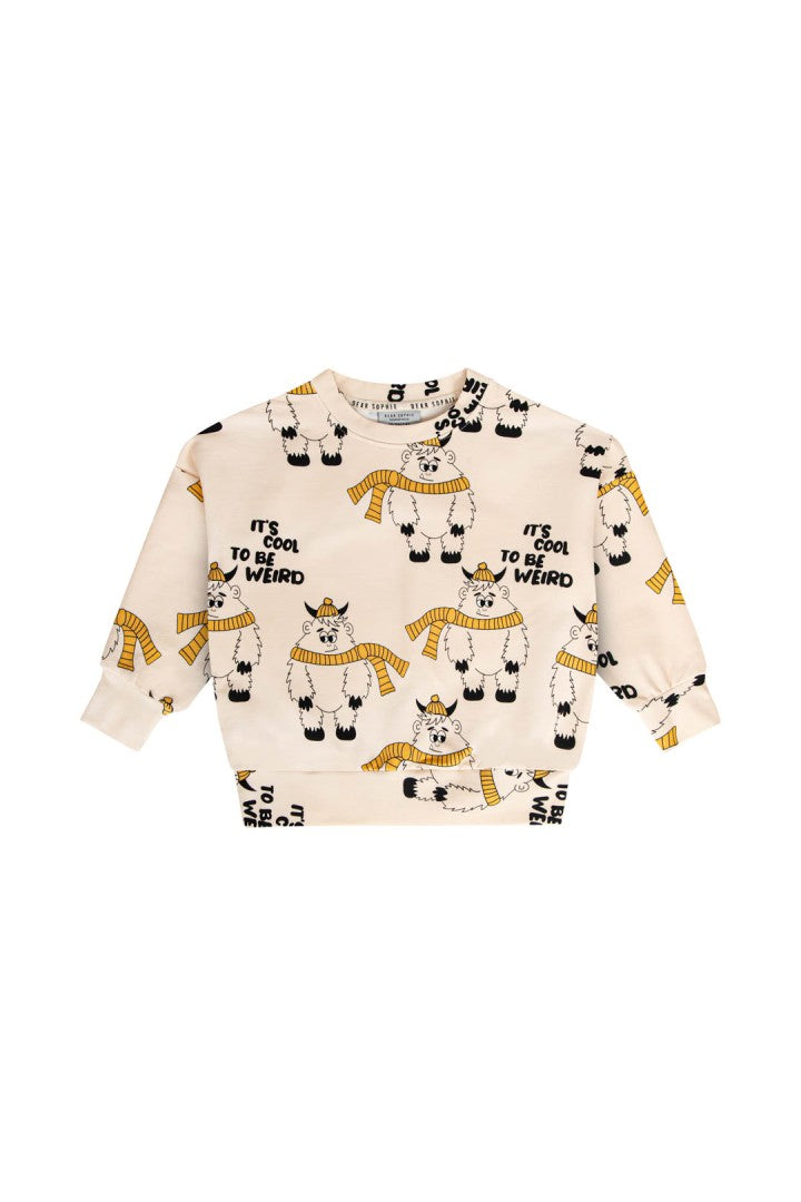 Bluza dresowa dziecięca Yeti Jasny – DEAR SOPHIE