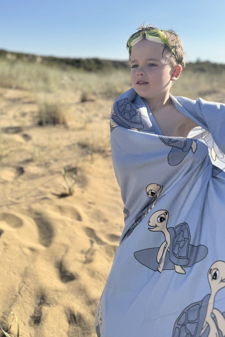 Zestaw otulacz bambusowy + jasiek Żółwik Niebieski – DEAR SOPHIE – ujęcie 9